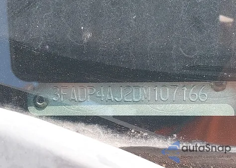 2013 Ford Fiesta S z USA, uszkodzony, nr VIN 3FADP4AJ2DM107166